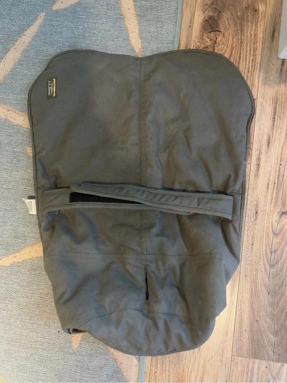 L.L. Bean reversible dog coat